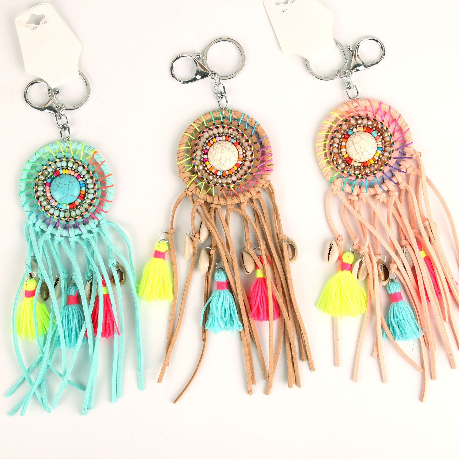 Wholesale Fresh Bohemian Fashion Keychain Canvas